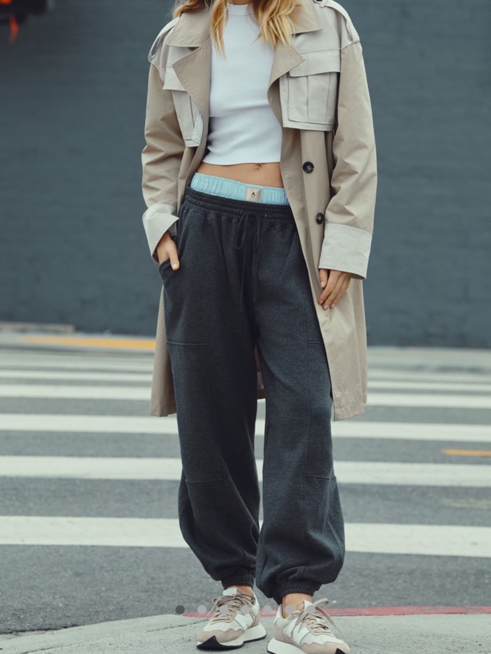 Anthropologie Daily Practice Zola Jogger Charcoal Gray